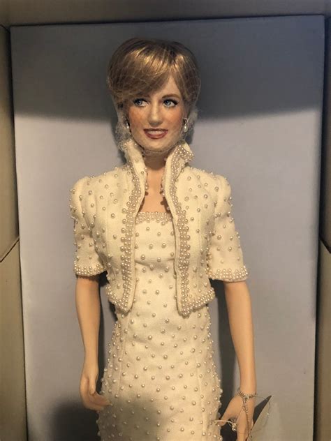 Franklin Mint Princess Diana Portrait Doll Etsy