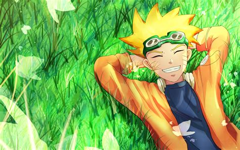 Download Wallpapers Uzumaki Naruto 4k Green Grass Naruto Characters