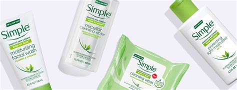 Skincare Product Range Simple Skincare