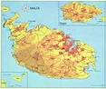 Large Malta Island Maps for Free Download and Print | High-Resolution ...