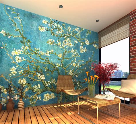 floral wall mural perfectly addition   living room