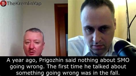 Thekremlinyap On Twitter Girkin Believes That Prigozhin Has Political