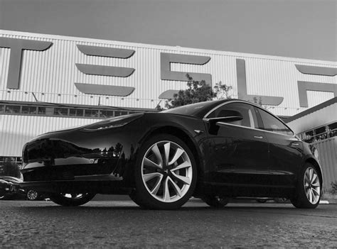 First Photo Of Tesla Model 3 Production Car Musk Ted Rights To