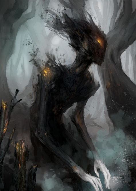 Forest Demon By Mb Mikkesch Dark Fantasy Art Fantasy Artwork Horror Art