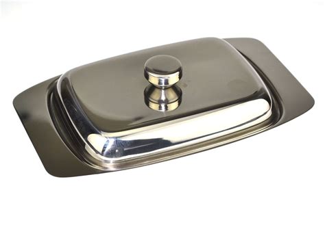 Stainless Steel Butter Dish With Lid Dline