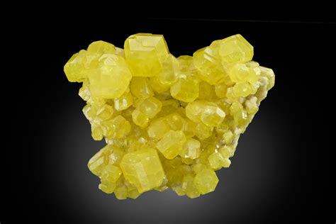 Sunburst Yellow Sulfur Irocks Fine Minerals