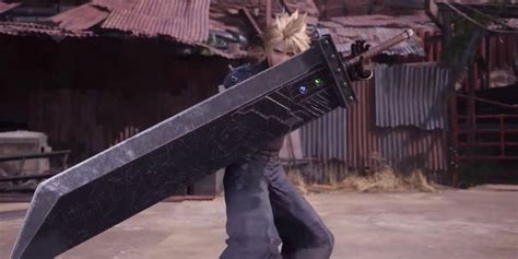 Final Fantasy Vii Remake Nu Speelbaar Met Real Life Buster Sword