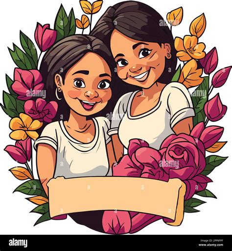 great and cuteness mother day art vector stock vector image and art alamy