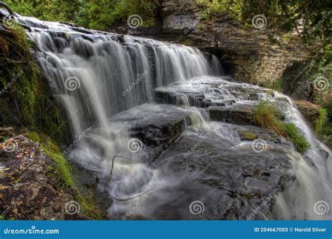 View Of Jones Falls In Ontario Canada Stock Image Image Of Water
