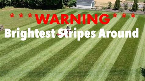 Lawn Striping How To Stripe A Lawn With Any Mower Youtube