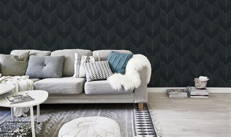 Mitchell Black Wallpaper And Textiles Home Decor Candles Chicago