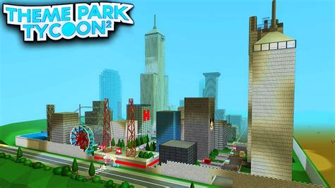 Biggest City Park In Theme Park Tycoon 2 Roblox Youtube