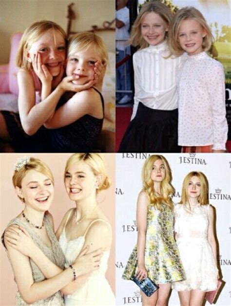 Dakota And Elle Fanning Then And Now Elle Fanning Pinterest