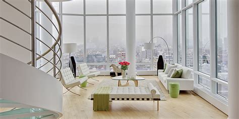Modern Manhattan Duplex Penthouse With Stunning Views And Feng Shui