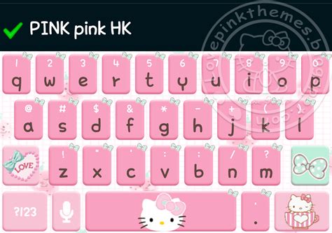 Love Pink~ Pink Pink Hk Smart Keyboard
