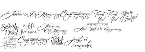 Greeting Cards In Use Fonts In Use