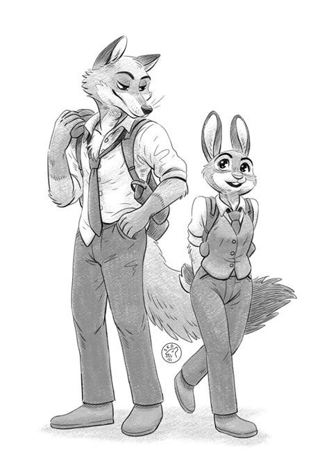 Art Of The Day 432 Zootopia X Beastars Crossover Art Zootopia News