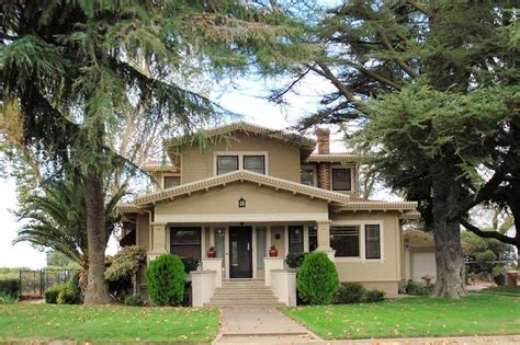 Craftsman style is often associated with bungalows, a style of house with origins in the bengal region of india. 1924 Craftsman Bungalow in Lodi, California - OldHouses.com