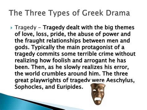 Elements Of Greek Tragedy And The Tragic Hero