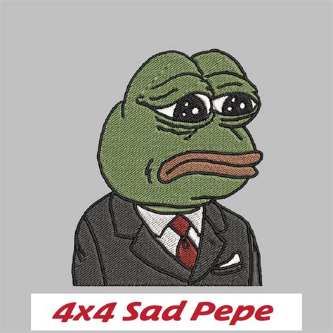 Sad Pepe Pes File Etsy