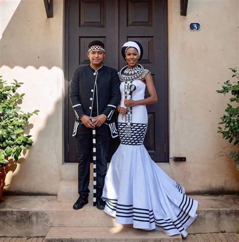 African Couple Xhosa Traditional Wedding Attire African 4