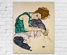 Egon Schiele Seated Woman Painting by Egon Schiele Art Egon Schiele ...