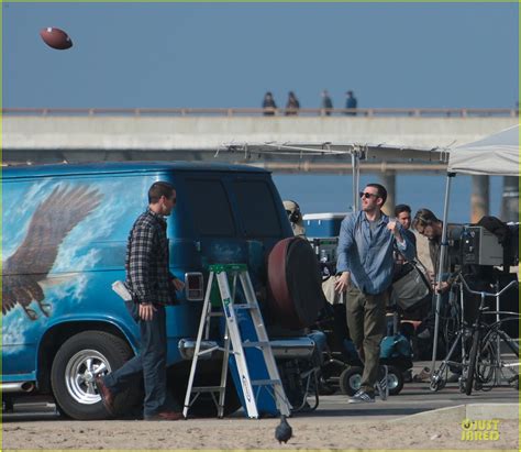 Chris Evans Football On A Many Splintered Thing Set Photo Chris Evans Luke