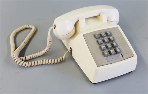 1960s Touch Tone Telephone White Ivory Hangar 19 Prop Rentals