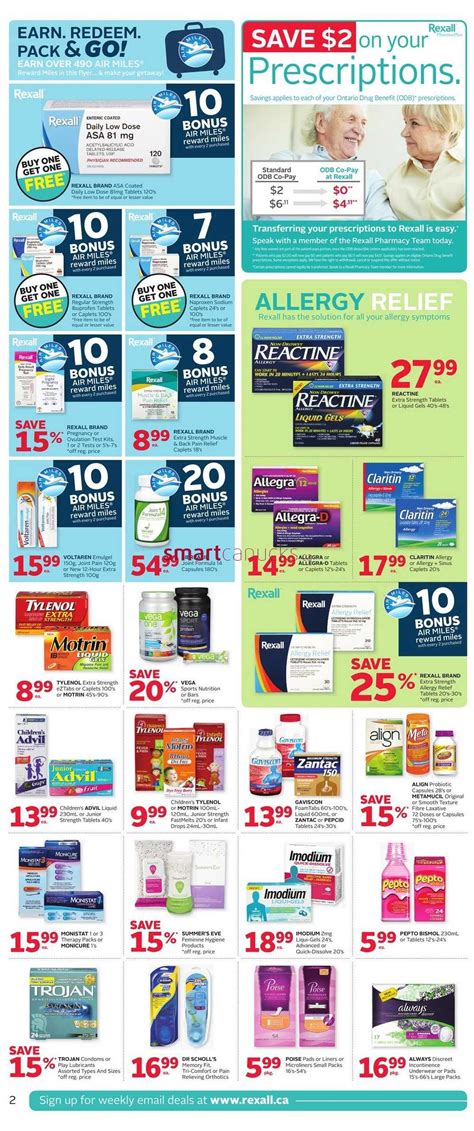 Rexall Pharmaplus Ontario Weekly Flyers Friday July 24 To Thursday