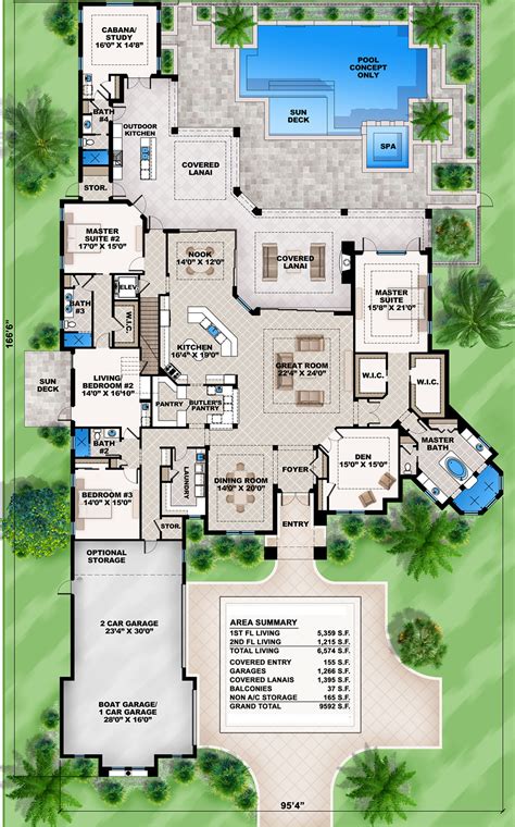 Amazing Style 17 House Plan With Two Master Suites