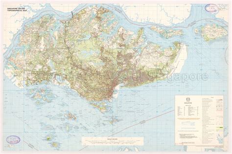 Singapore Elevation Map