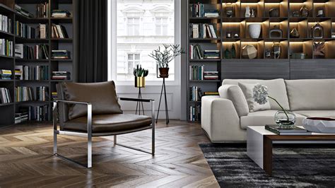 Vray Architectural Rendering For Impactful Living Room On Behance