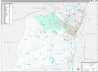 Albany County, NY Wall Map Premium Style by MarketMAPS - MapSales