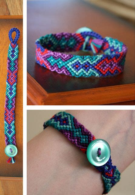 All you need to make these bracelets are wooden buttons and hemp. One of the MOST challenging friendship bracelets I've ...
