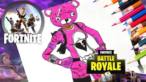 Como Dibujar A Cuddle Team Leader Fortnite Speed Drawing How To