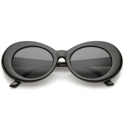 Womens Retro 1950s Fashion Oval Clout Sunglasses 51mm Zerouv