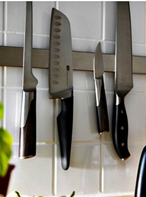 Ikea Grundtal Magnetic Knife Tools Scissors Rack Holder Steel 15 ¾