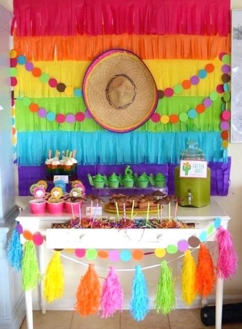 Ideas Increíbles Para Temática De Fiesta Mexicana Mexican Birthday Parties Fiesta Theme Party