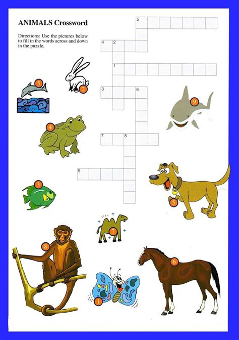 Printable crossword puzzles for kids. Easy Kids Crosswords Puzzles | Activity Shelter