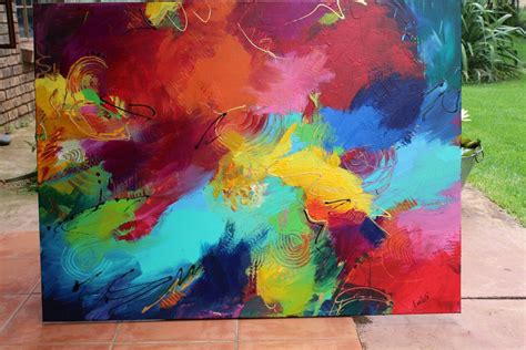 Colourful abstract expressionism Artist: Eulali | Abstract expressionism, Abstract, Painting