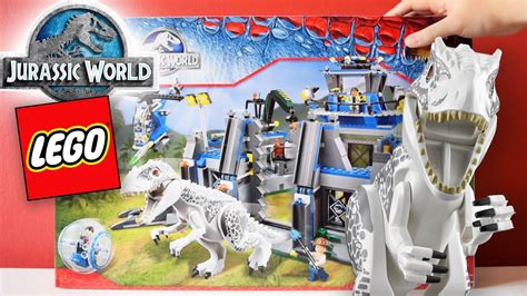 JURASSIC WORLD LEGO Indominus Rex Breakout Unboxing Review YouTube