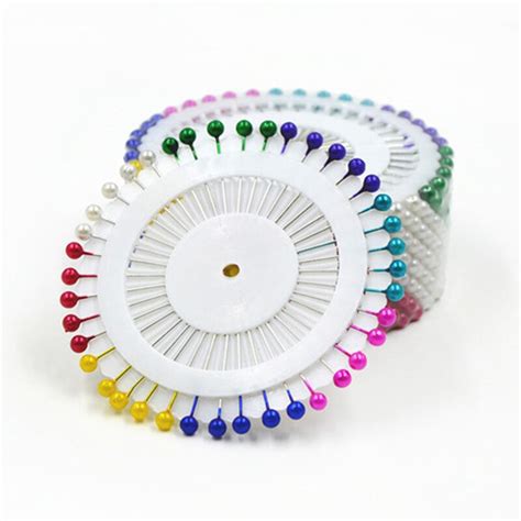 480pcs Colorful Pearl Head Straight Pins Decorative Straight Pin In