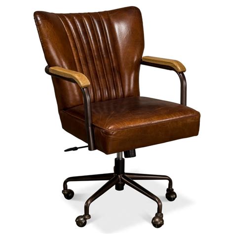 Get the best deals on leather modern chairs. Eleanor Mid Century Modern Brown Leather Metal Base Swivel ...