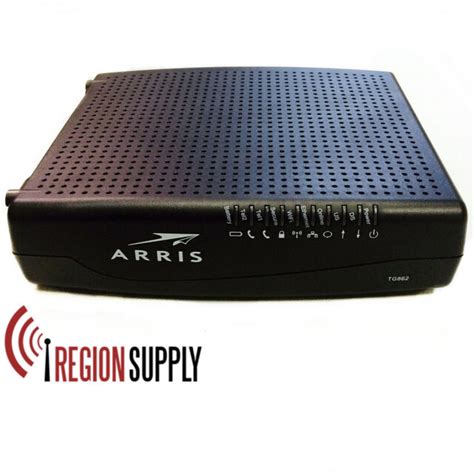 Arris Tg862g Telephony Docsis 30 Modem Gateway Wifi N Comcast Twc