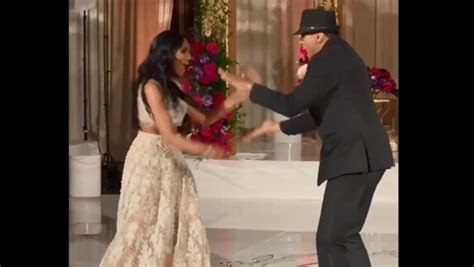 Dad Sets Dance Floor On Fire While Performing To Bollywood Song With Daughter Trending