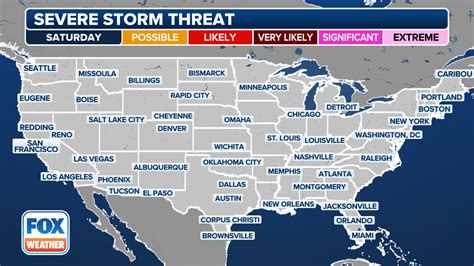 US Severe Thunderstorm Warning Map