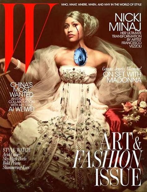 Nicki Minajs W Coverjunkie Magazine Cover Nicki Minaj Famous Artists