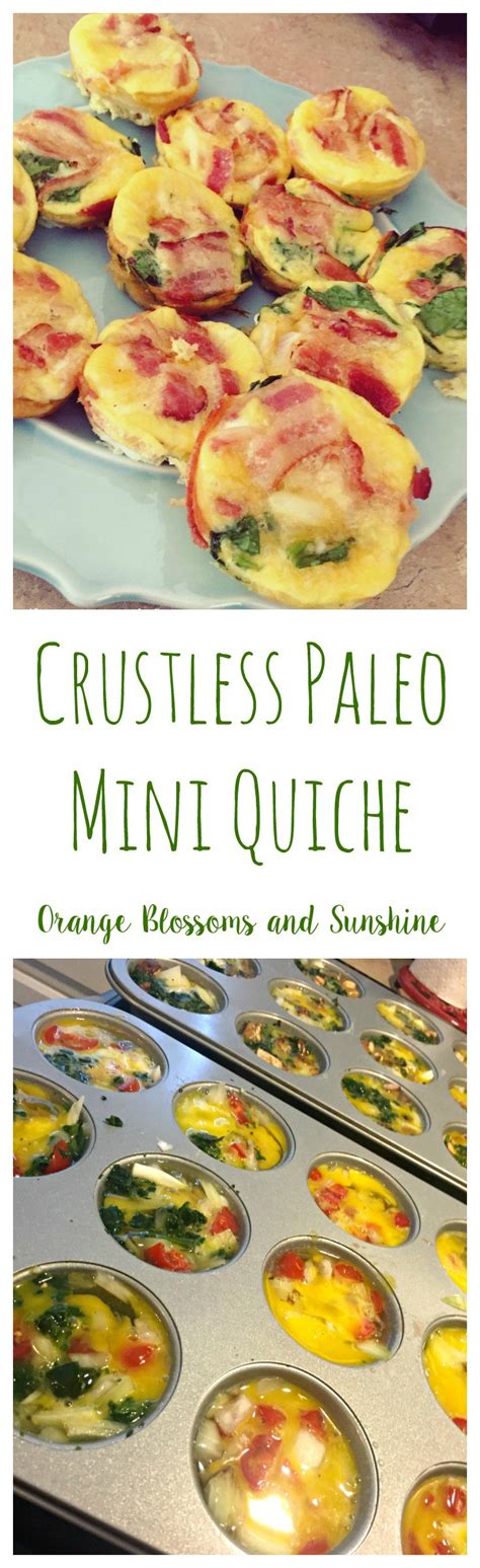 Crustless Paleo Mini Quiche Easy Make Ahead Breakfast Paleo Mini