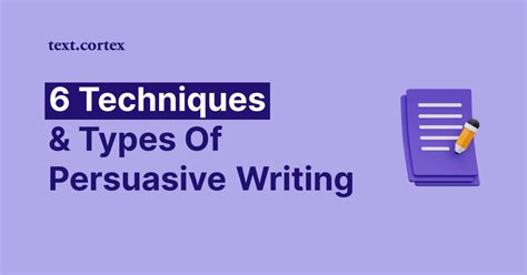 técnicas y tipos de escritura persuasiva