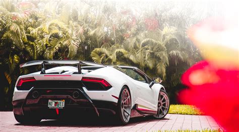 Lamborghini Huracan Performante Rear K Wallpaper Hd Cars